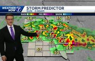 Strom storms possible tonight, staying wet Sunday