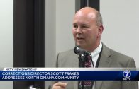 Corrections Director Scott Frakes addresses North Omaha community